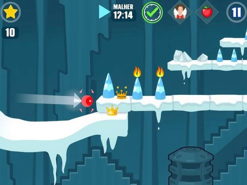 Bheem Iceberg Run Gameplay Screenshot